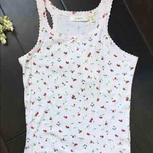 ISO- DÔEN Seine Tank Top – Strawberry Bloom